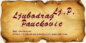 Ljubodrag Paučković vizit kartica